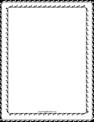 Decorated Black and White Border