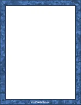 Blue Brushstrokes page border