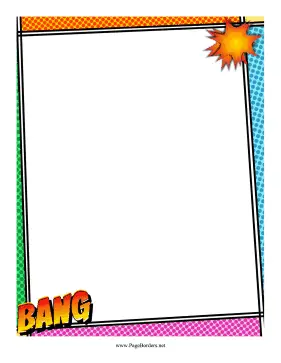 Comic Pages Border page border