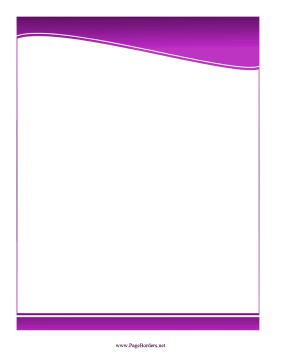 Professional Wavy Striped Border Purple page border