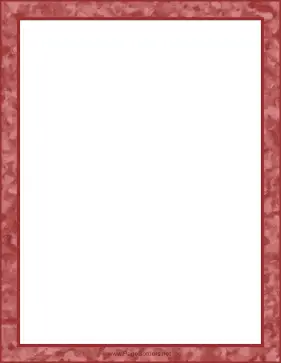 Red Brushstrokes page border