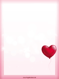 Balloon Heart Border