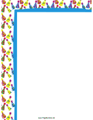 Party Hats Party Border
