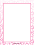 Pink Pattern Border