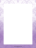 Purple Abstract Border