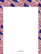 USA Flag Border