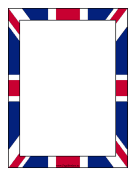 United Kingdom Flag Border