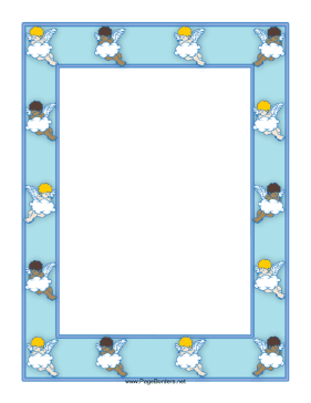 Angel Border page border