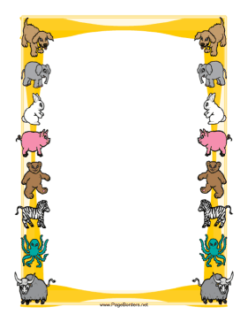 Animal Border page border