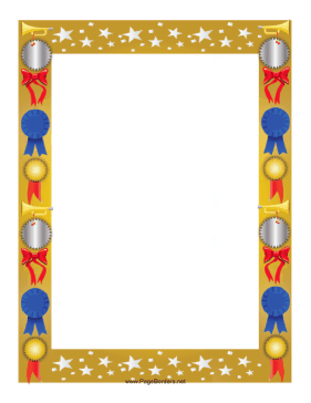 Award Border page border