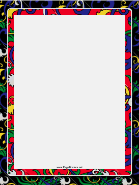 Black Chinese Border page border