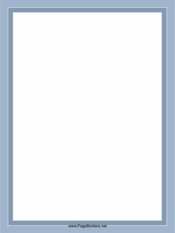 Blue-Gray Border page border