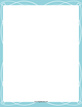 Blue-and-White Border page border
