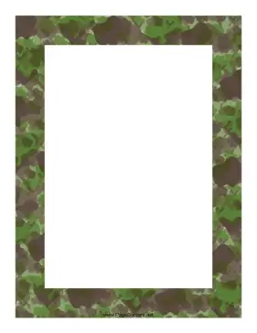 Camouflage Border page border