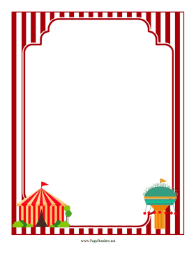 Carnival Border page border