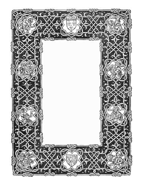 Celtic Knotwork Border page border