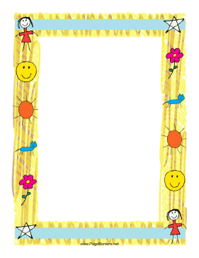 Childrens Border page border