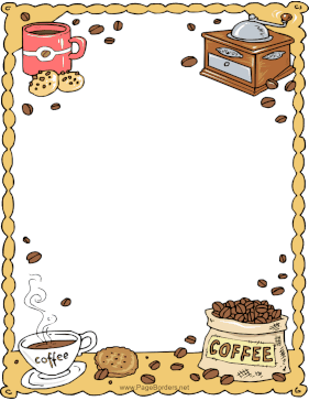 Coffee Grinder page border