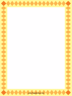 Diamond Yellow Border page border