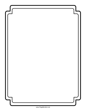 Double Rectangular Border page border