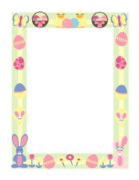 Easter Border page border