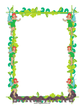 Fairy Border page border