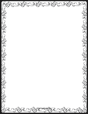 Fancy Decoration Border page border