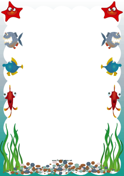 Fish Border page border