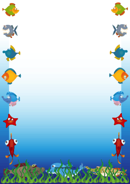Fishes Border page border