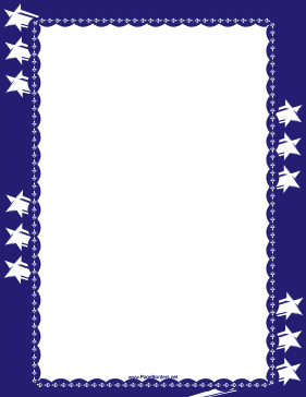 Fourth of July Sparkler Border page border