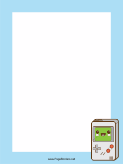 Gameboy Border page border