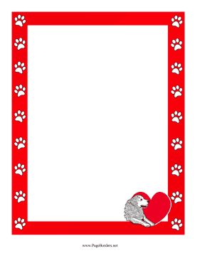 Golden Retriever Border page border