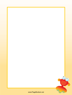 Goldfish Border page border