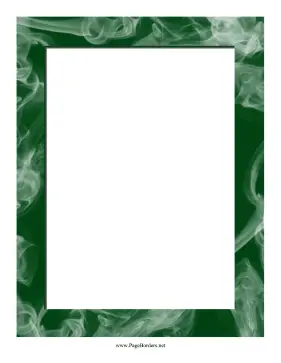 Green Smoke Border page border