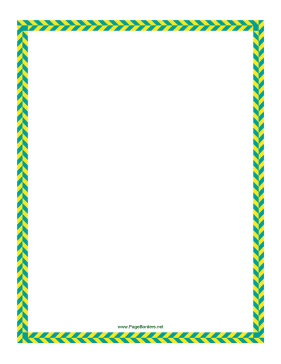 Green Yellow Diagonal Border page border