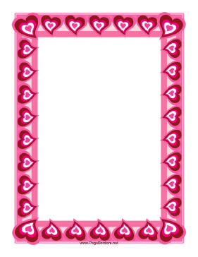 Heart Border page border