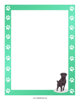 Labrador Border page border