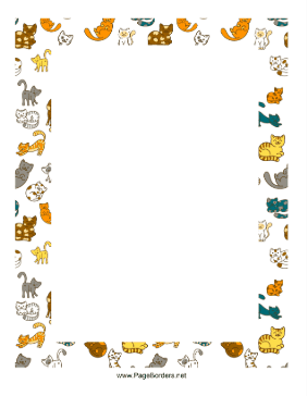 Little Cats Border page border