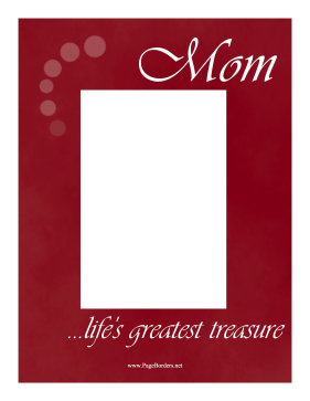 Mom Border Vertical page border