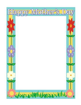 Mothers Day Border page border