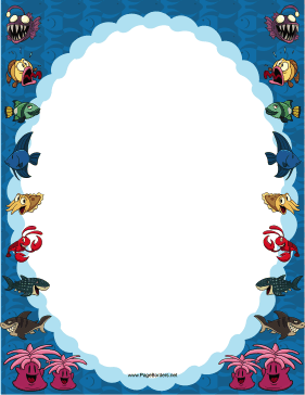 ocean page border