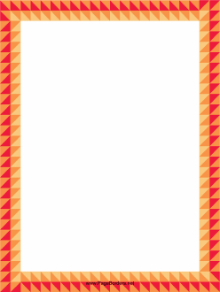 Orange Diamonds Border page border