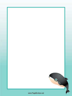 Orca Border page border