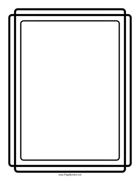 Overlapping Rectangular Border page border