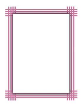 Pink Weave Border page border