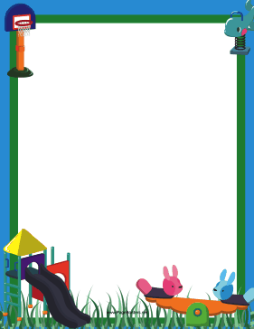 Playground Border page border