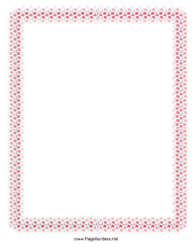 Pretty Roses Border page border