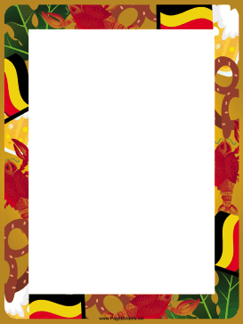 Pretzels Border page border