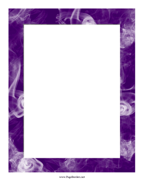 Purple Smoke Border page border