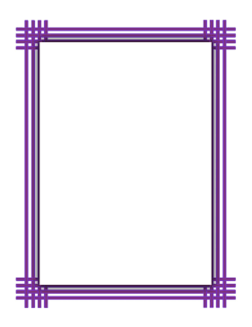 Purple Weave Border page border